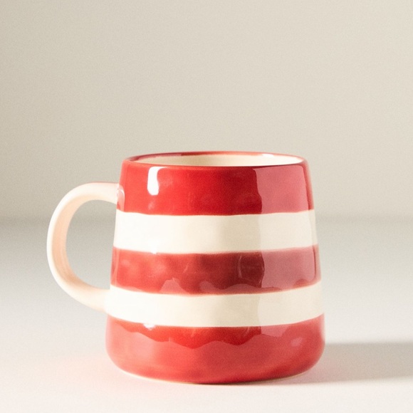 Anthropologie Go Sports! Handpainted Stoneware Mug - Picture 2 of 3